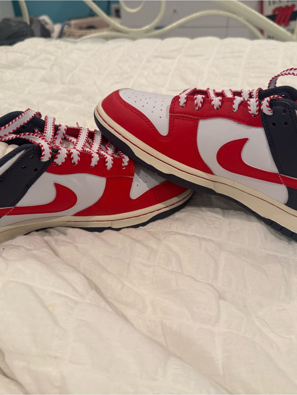 Nike Dunk Low Style Red White Black Sneakers